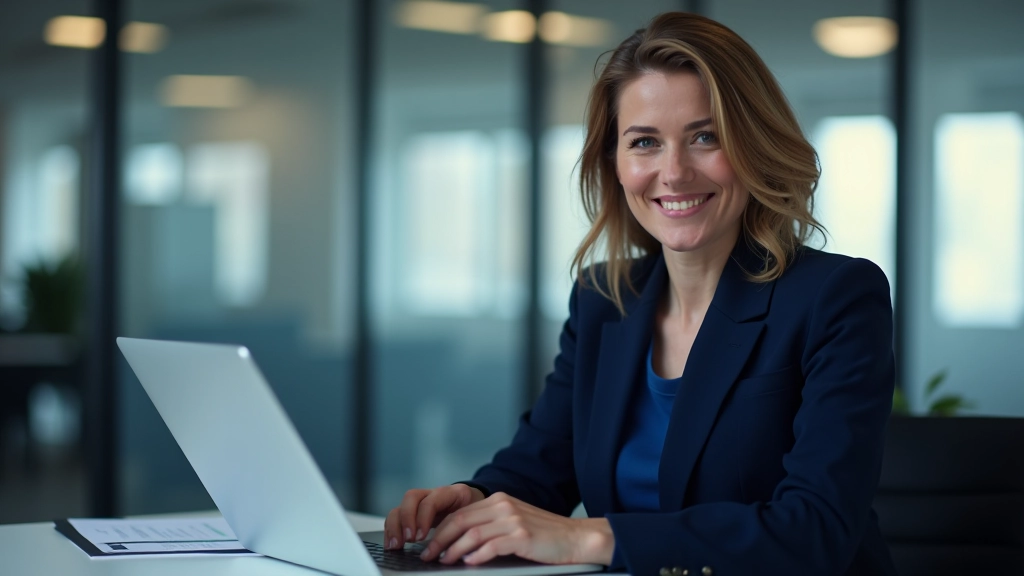 Financial professional reviewing credit scoring model transparency documentation on laptop screen with charts